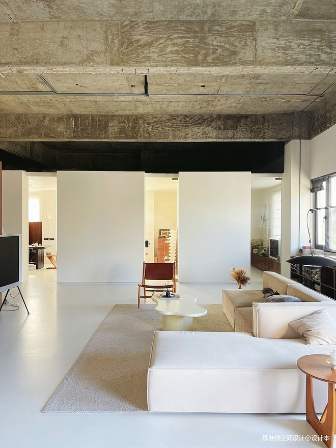 20万元办公空间200平米装修案例丨基准线工作室-13