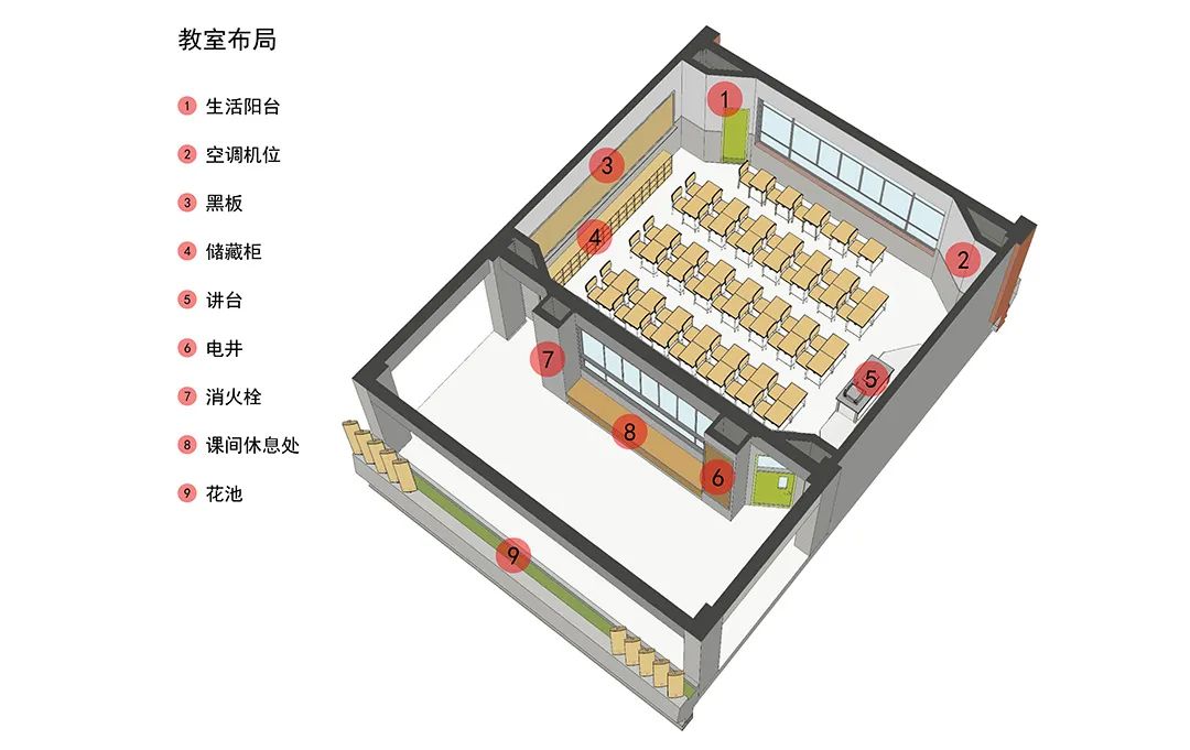 合肥市五十中新校分部丨中国合肥丨深总院合肥分院-63