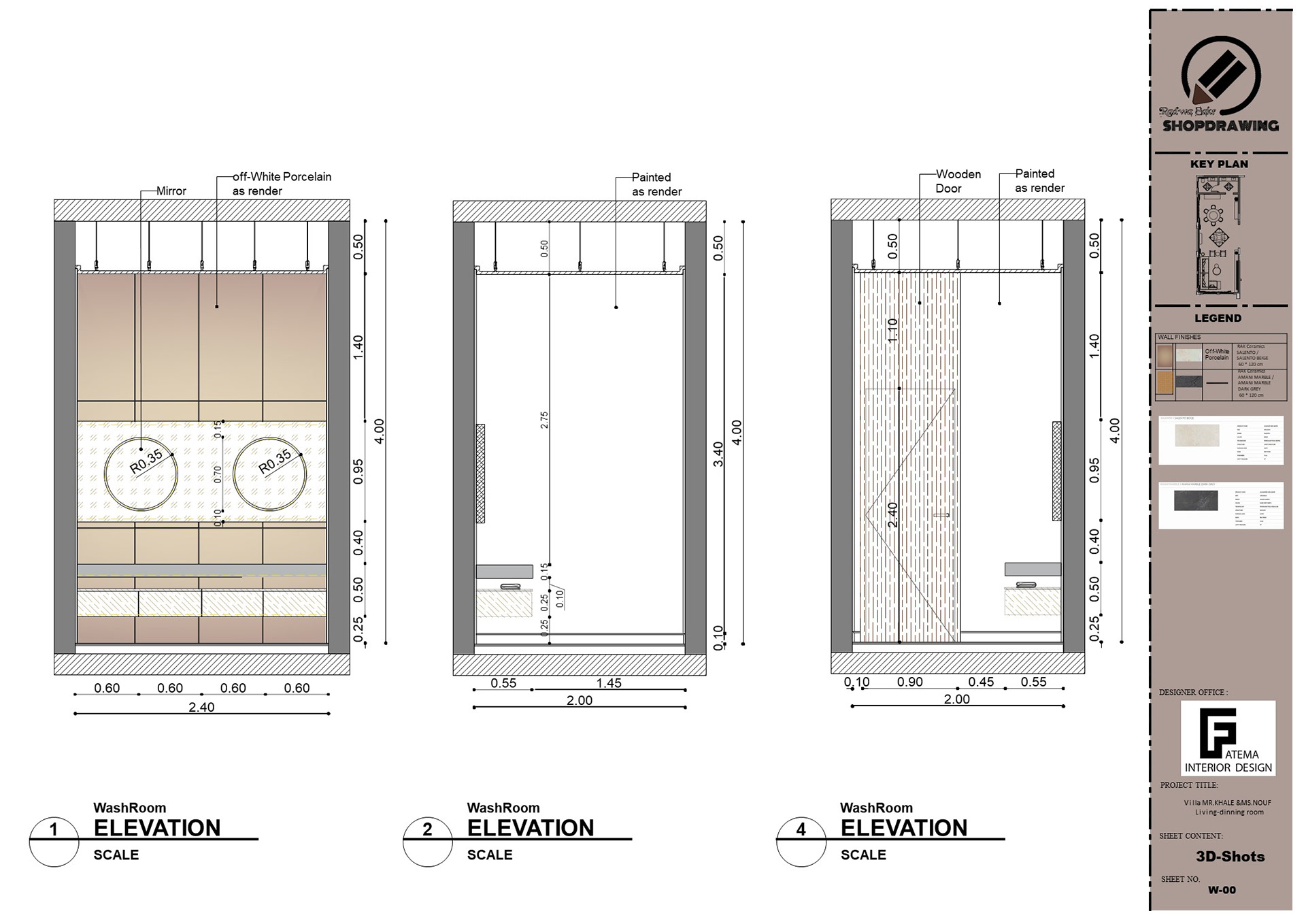 Shop Drawing For Living and Dining-12