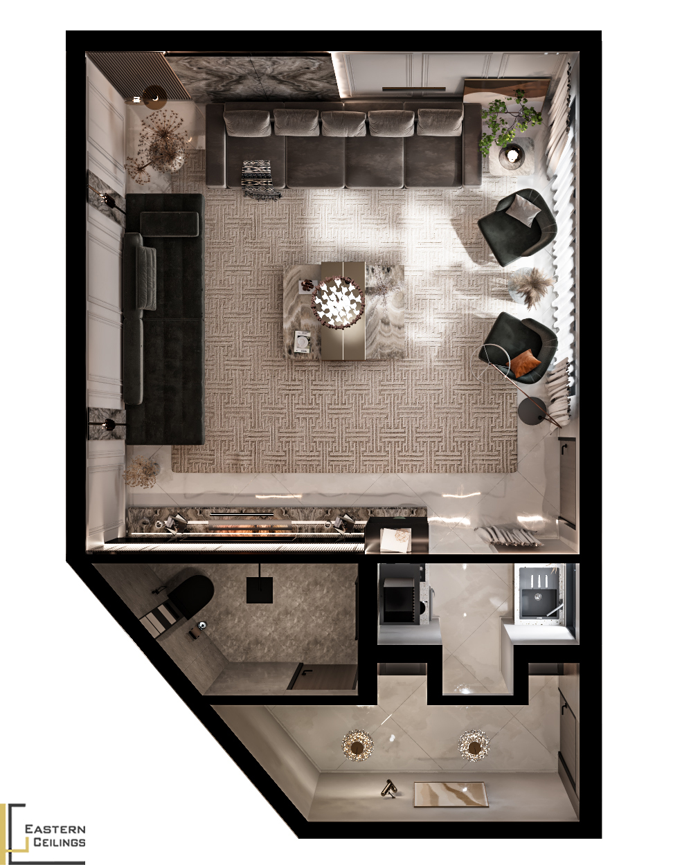 迪瓦尼亚室内设计丨Diwaniya Interior design-15