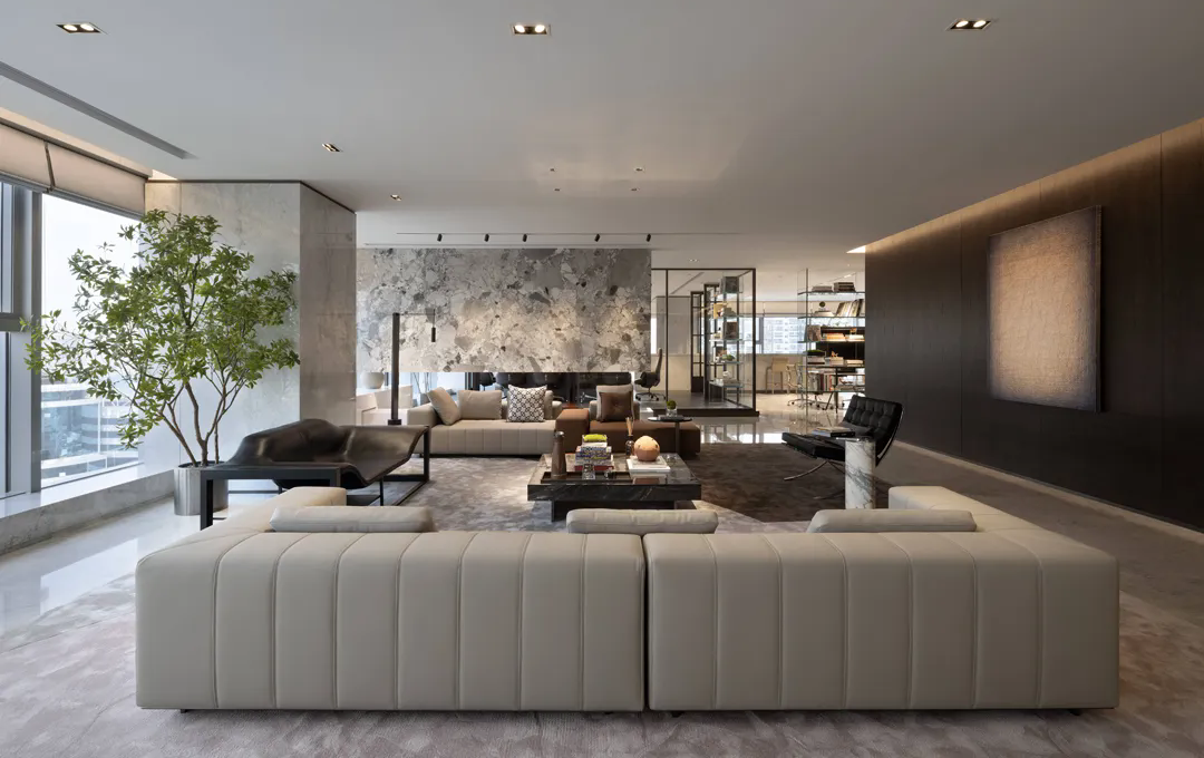 南昌联发中心办公样板房丨中国南昌丨创时空设计-17