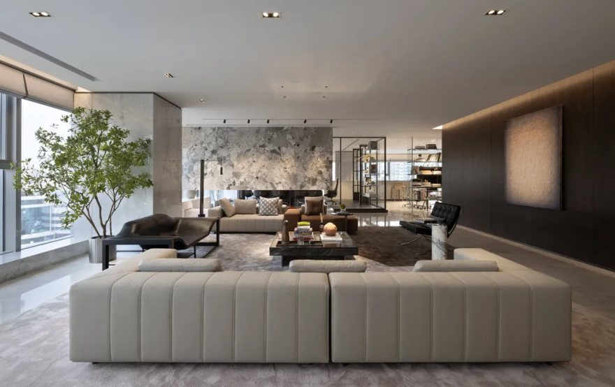 南昌联发中心办公样板房丨中国南昌丨创时空设计-17