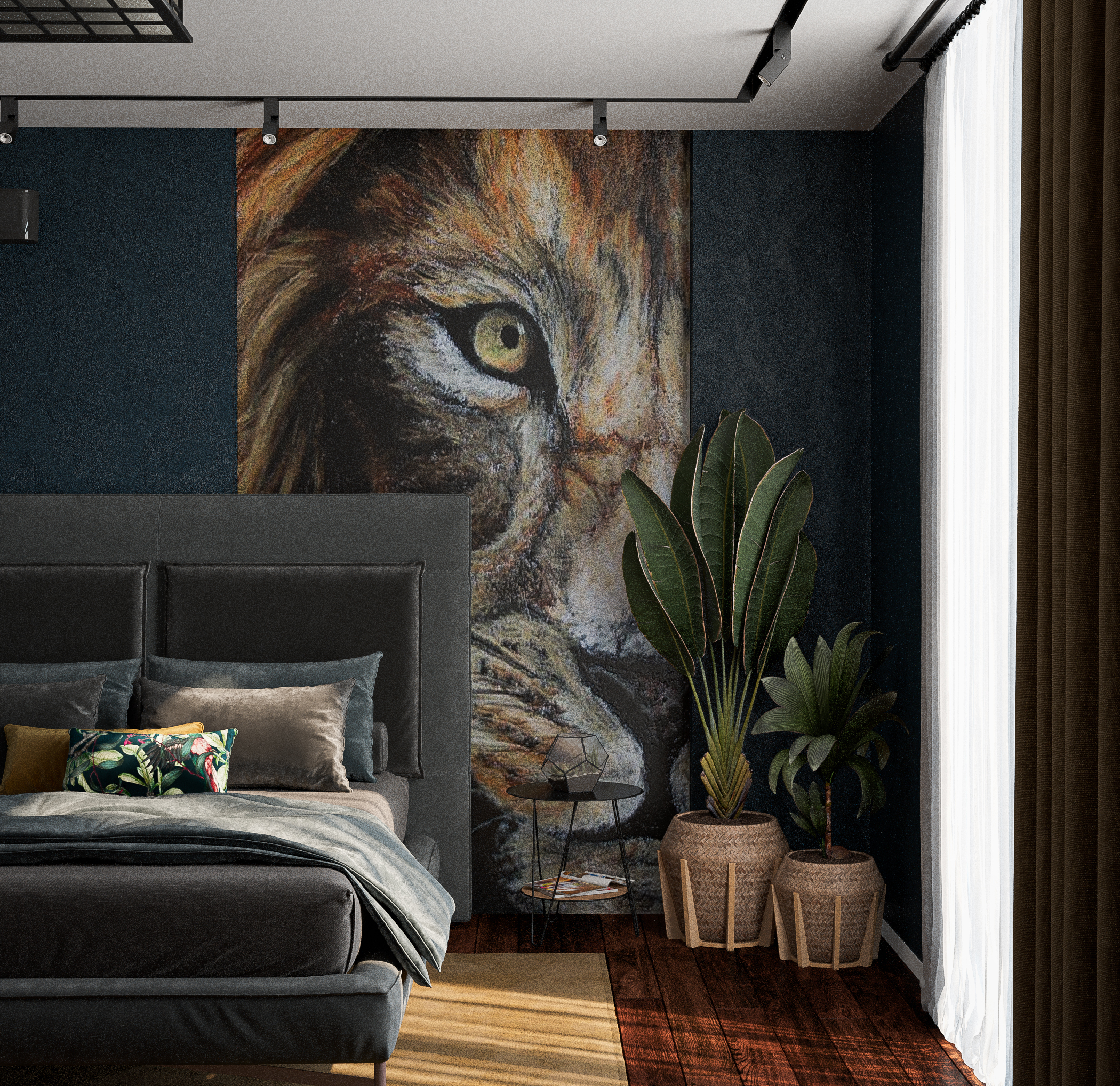 Loft 风格卧室设计-3