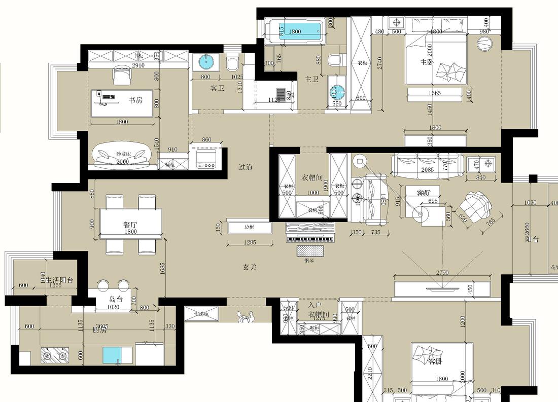 打造163㎡ 极简风|建筑国际-7