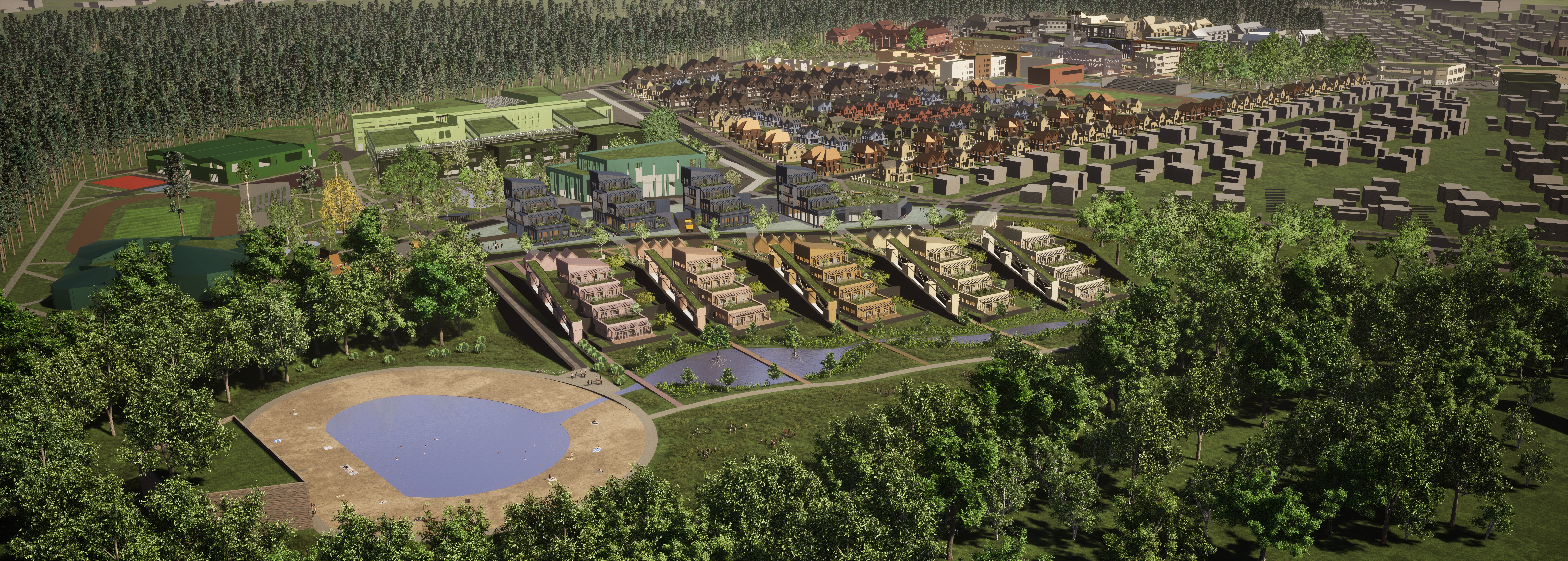 高密度和低层多功能木结构住宅区丨波兰比得哥什丨Damian Dominiczak-19