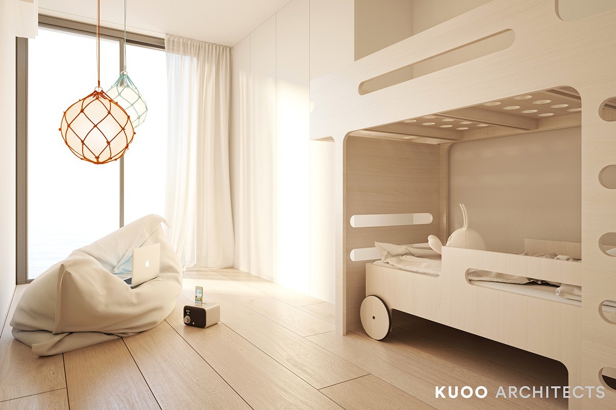 164m² 波兰极简主义海景度假公寓：KUOO ARCHITECTS-12