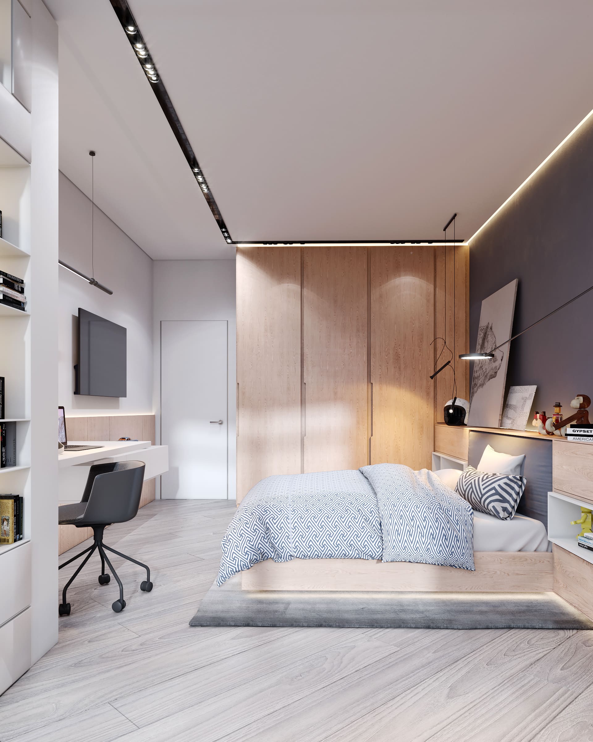 乌克兰基辅 260㎡住宅设计-25