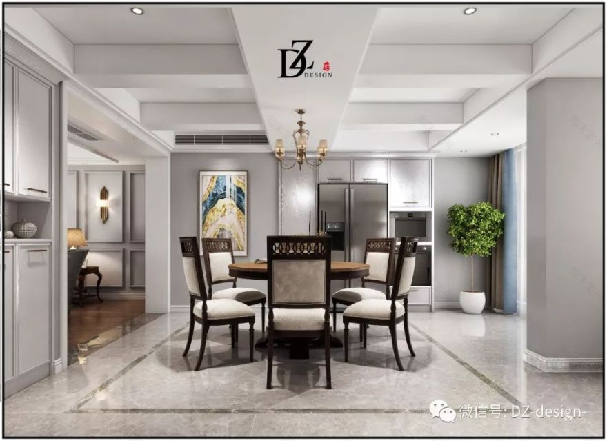 DZ 设计 | 现代简美三室两厅,温馨宜居的艺术空间-16