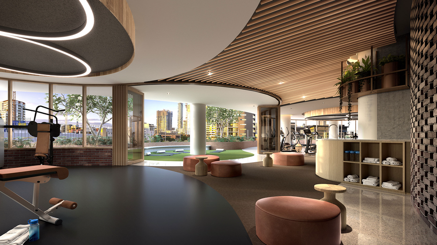 澳大利亚曲线公寓设计，自然融入城市生活-82