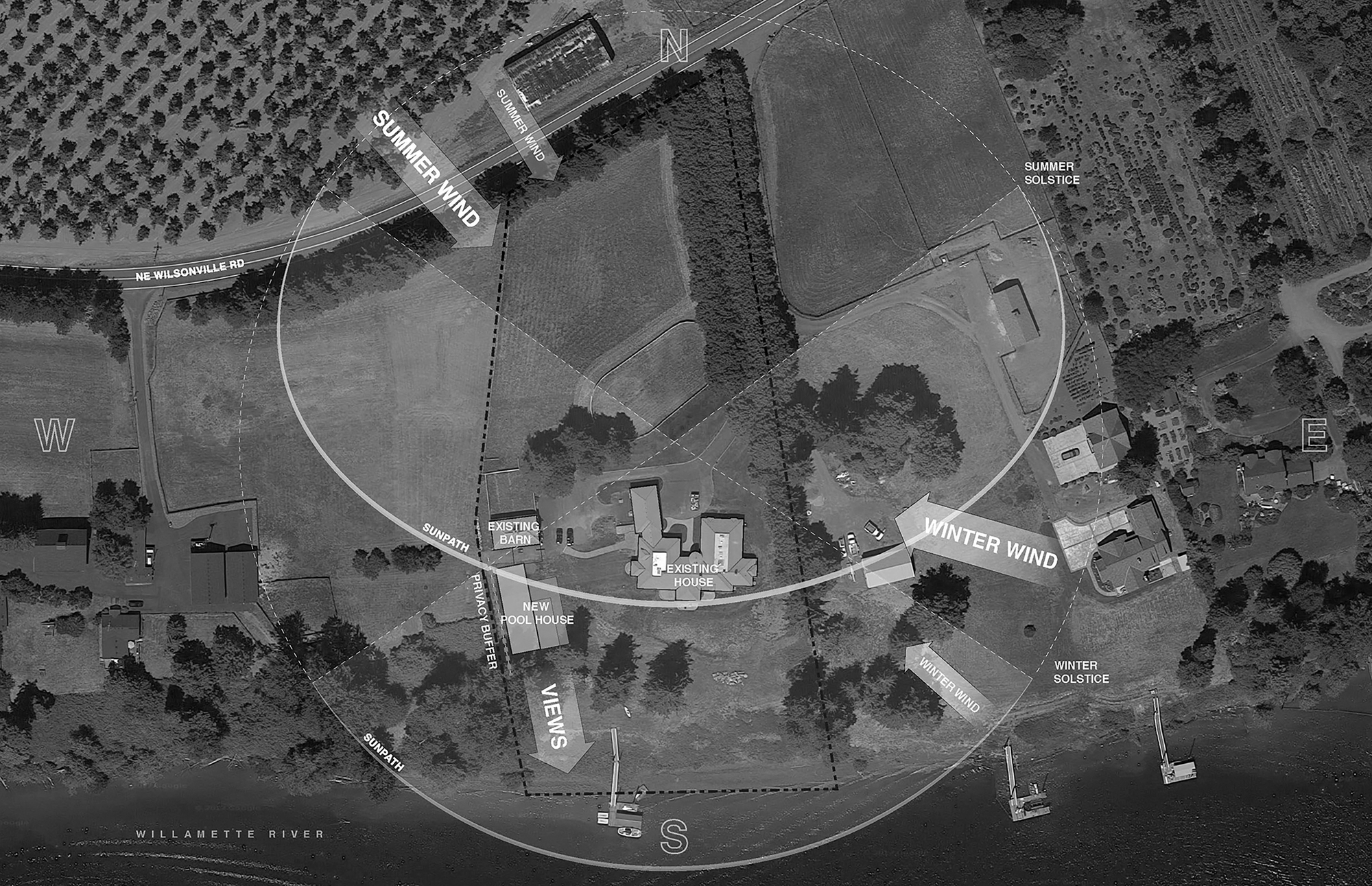 威拉米特泳池房丨美国俄勒冈丨Fieldwork Design and Architecture-31