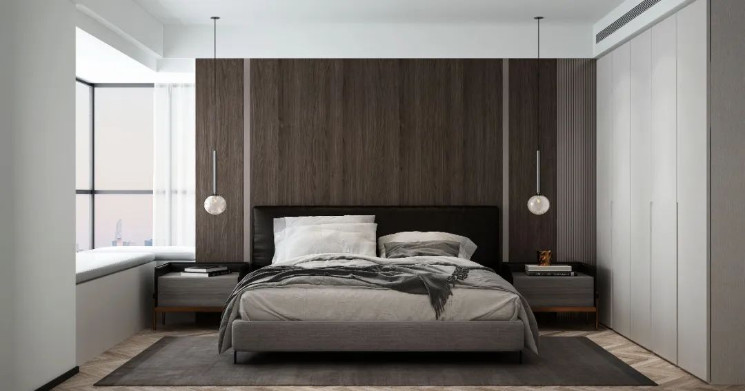 春秋空间设计 | 扬子华都 | 黑白色调与木元素的简约美学-50
