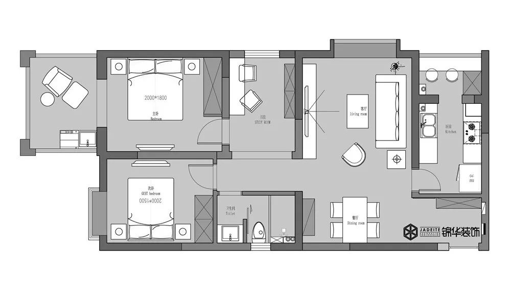 百平米单身之家，红绿北欧风设计惊艳亮相-28