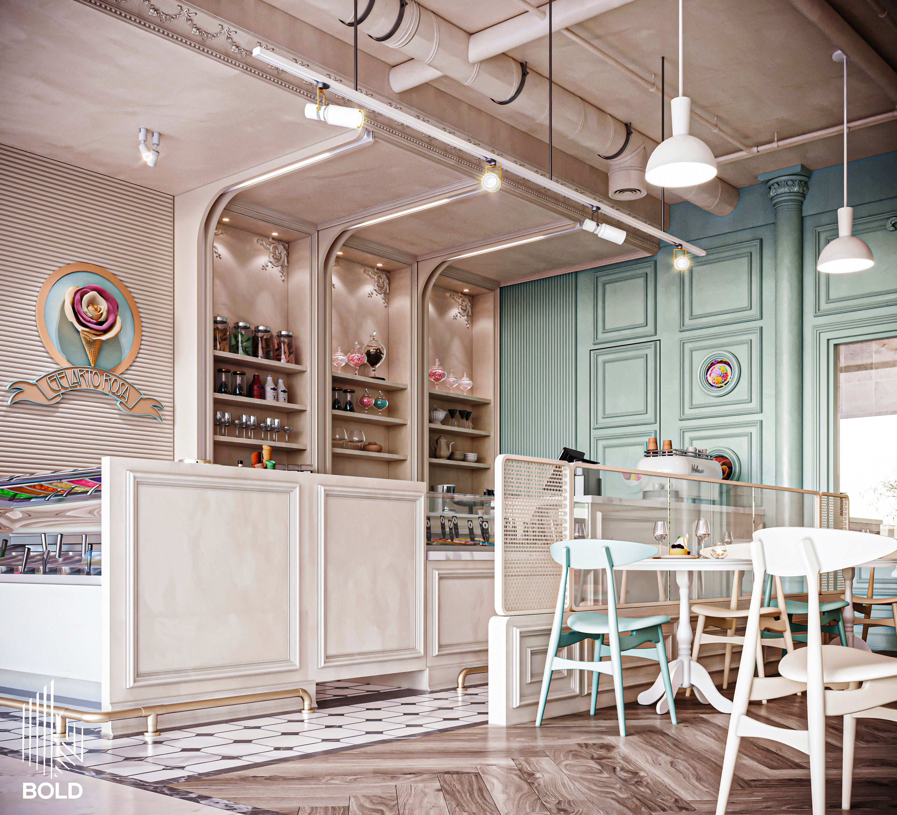 GELARTO ROSA冰淇淋店丨BOLD.Co-10
