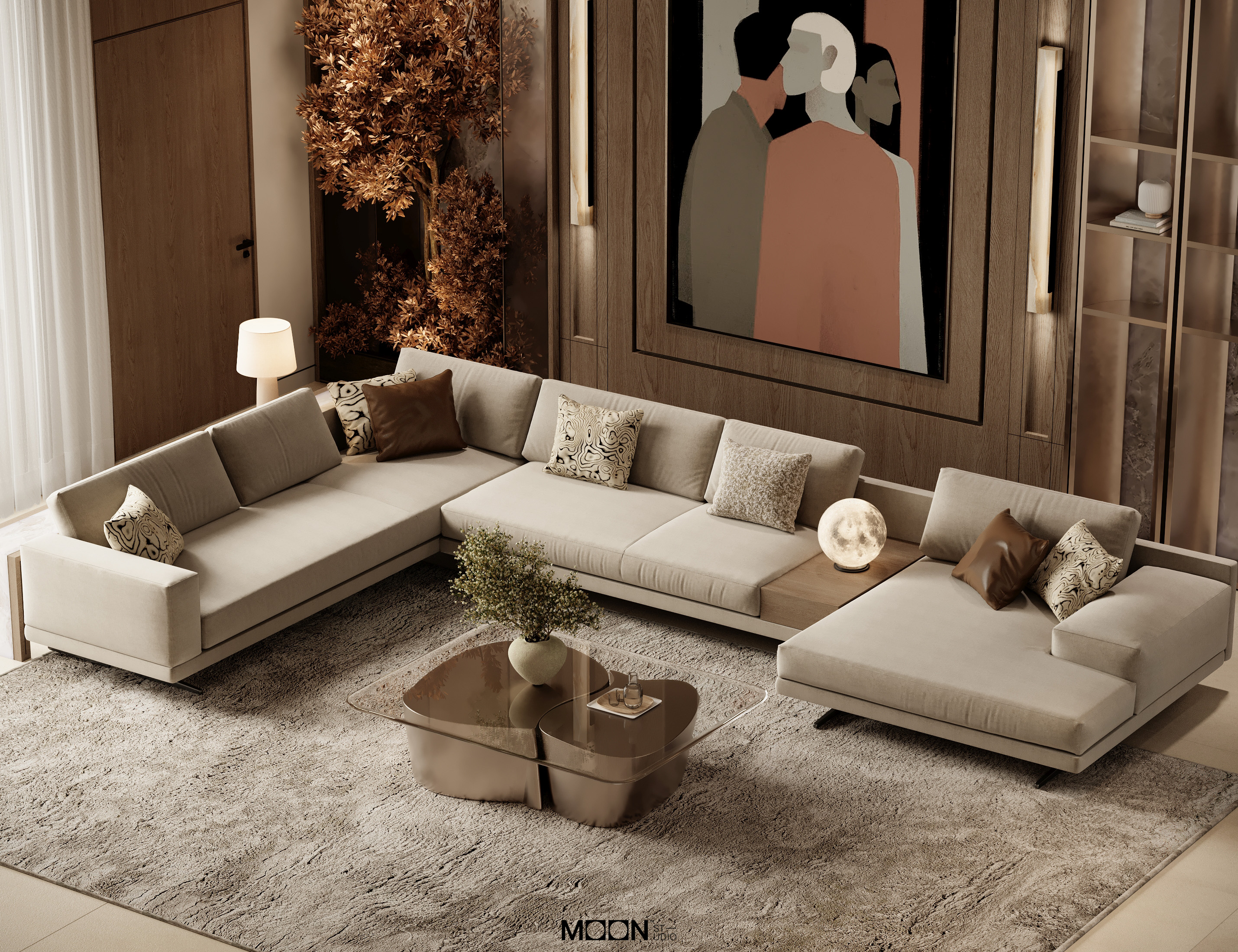 living room and dining design-3