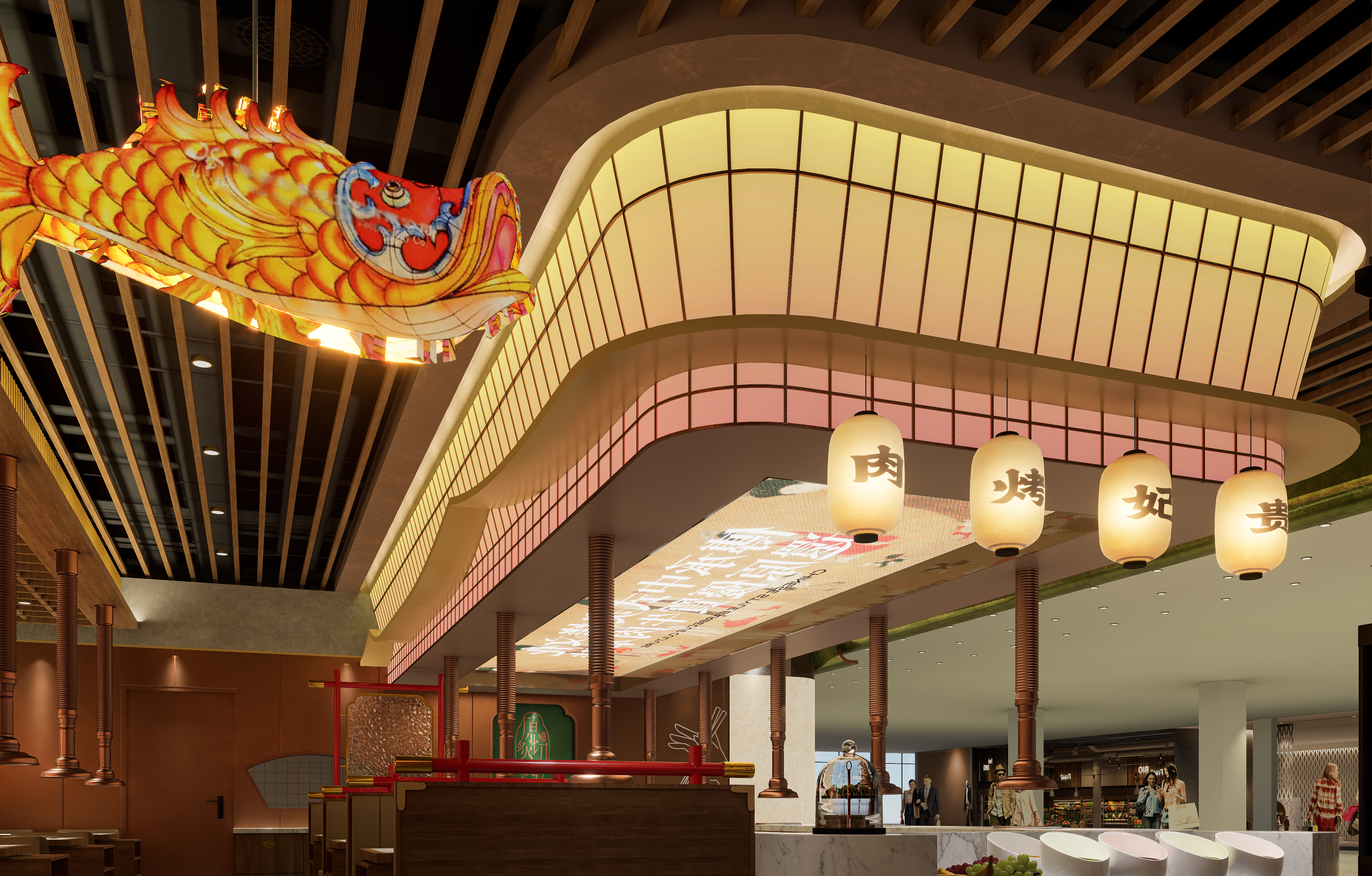 贵妃烤肉（商场店）丨中国沈阳丨哈尔滨汇象创意设计有限公司-10