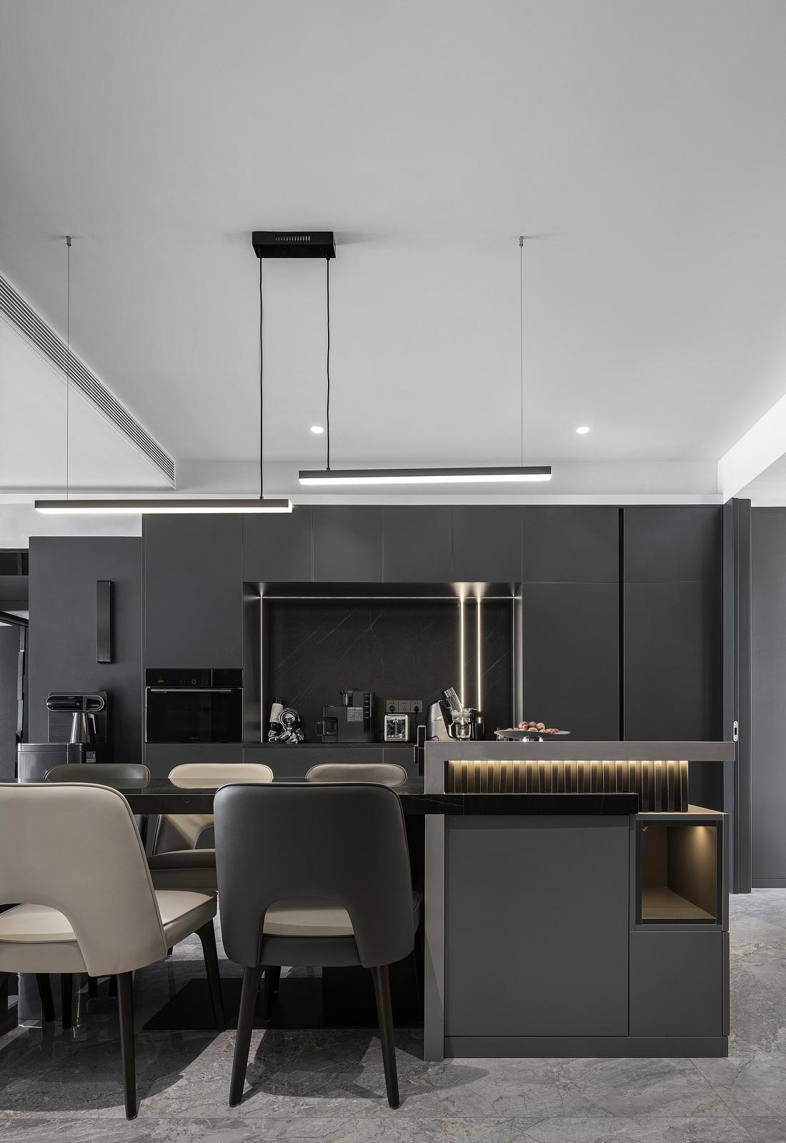 黑白琴键 - 融合硬朗与温柔的现代简约家居设计-10