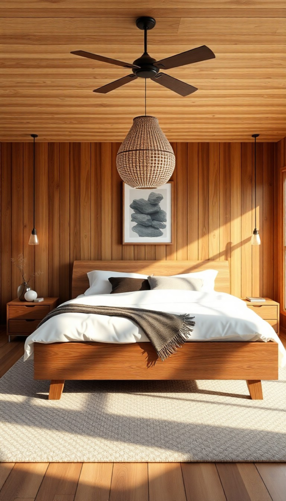 现代西方风格宁静卧室设计案例-13