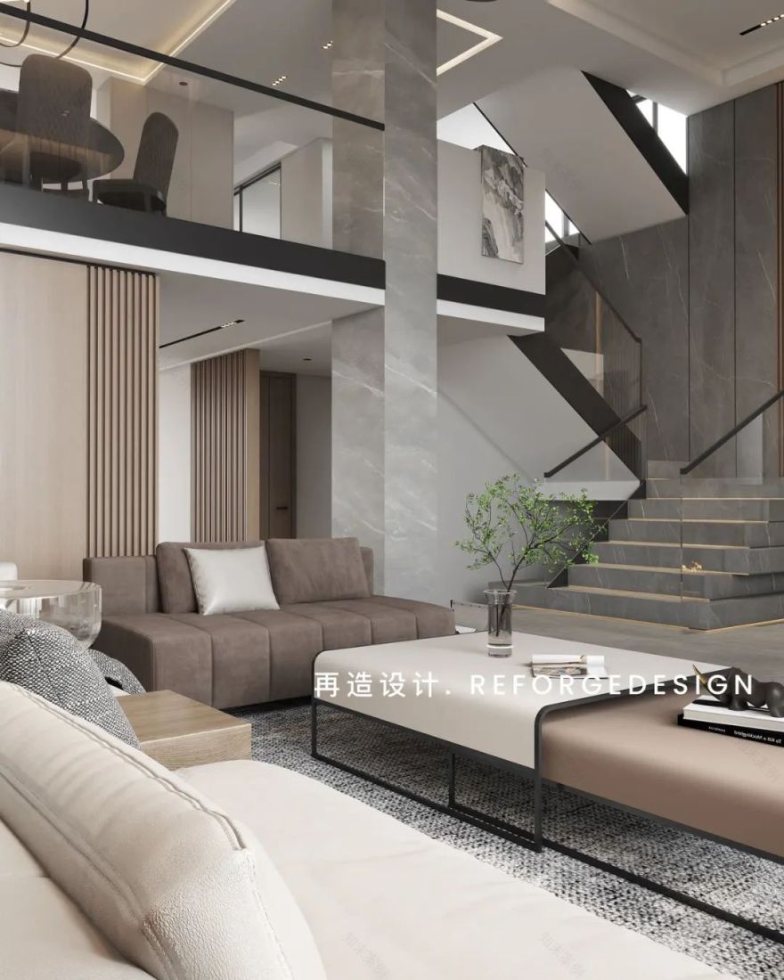 水墨之间 · 台州三门 900㎡现代私宅设计丨中国台州丨再造设计-17