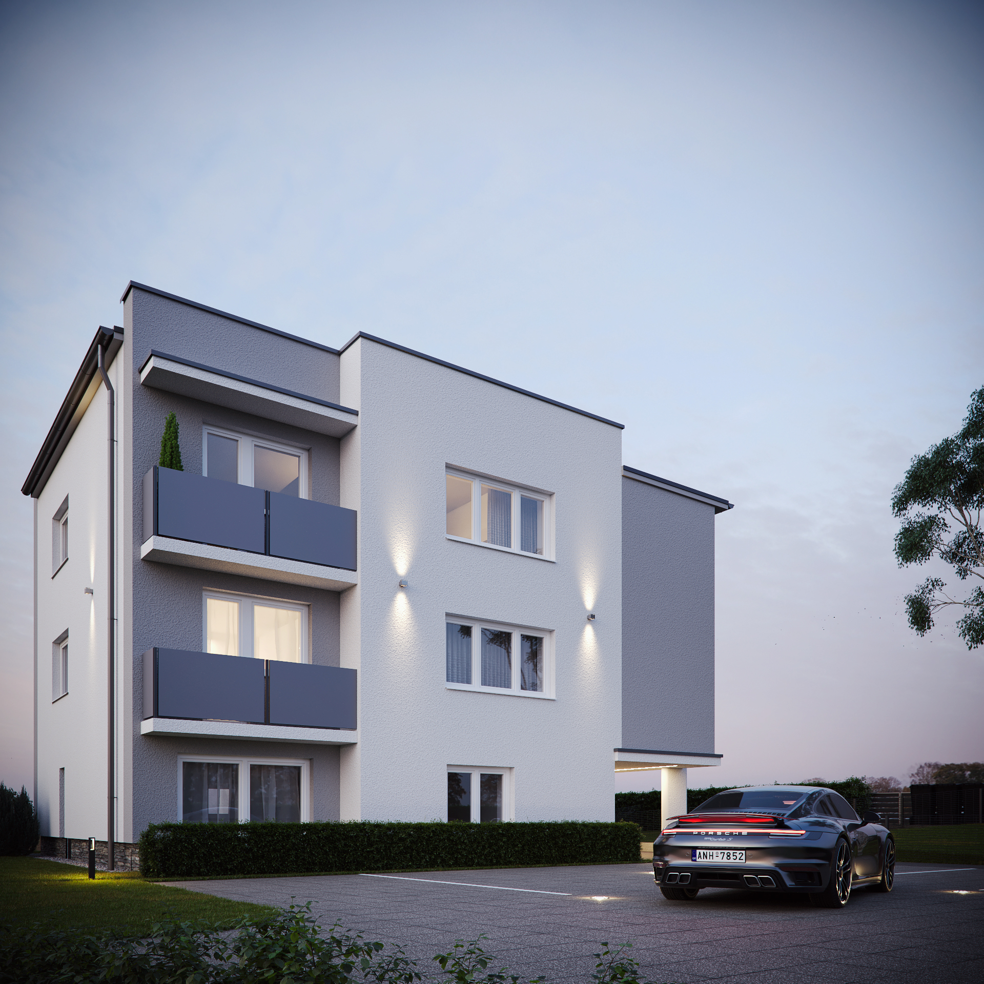 Ružová 室内外可视化设计-7