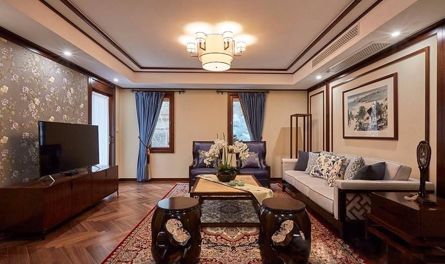 梦湖山庄新中式归来，打造别墅书香雅致空间-12