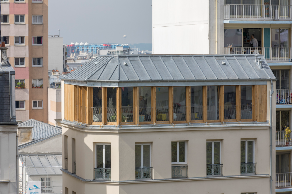 巴黎11区某临街建筑木构加建项目丨法国巴黎丨Niney et Marca Architectes事务所-2