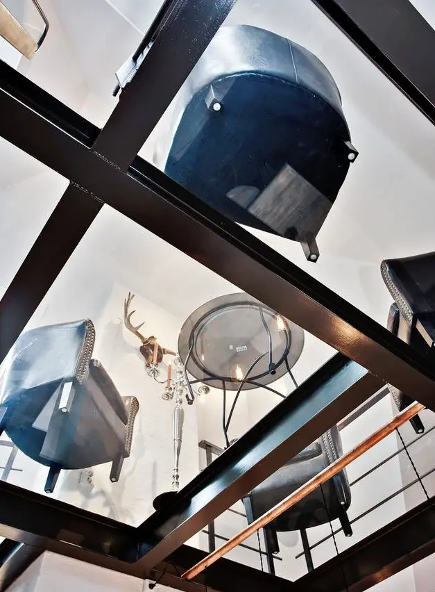 瑞典独特 Loft 设计，玻璃钢 mezzanine 打造惊艳阅读空间-7