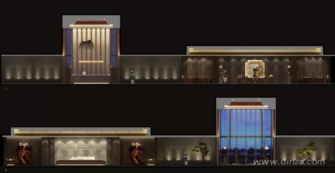 天津津门大院售楼处 | 古韵墨色与现代材质的完美融合-78