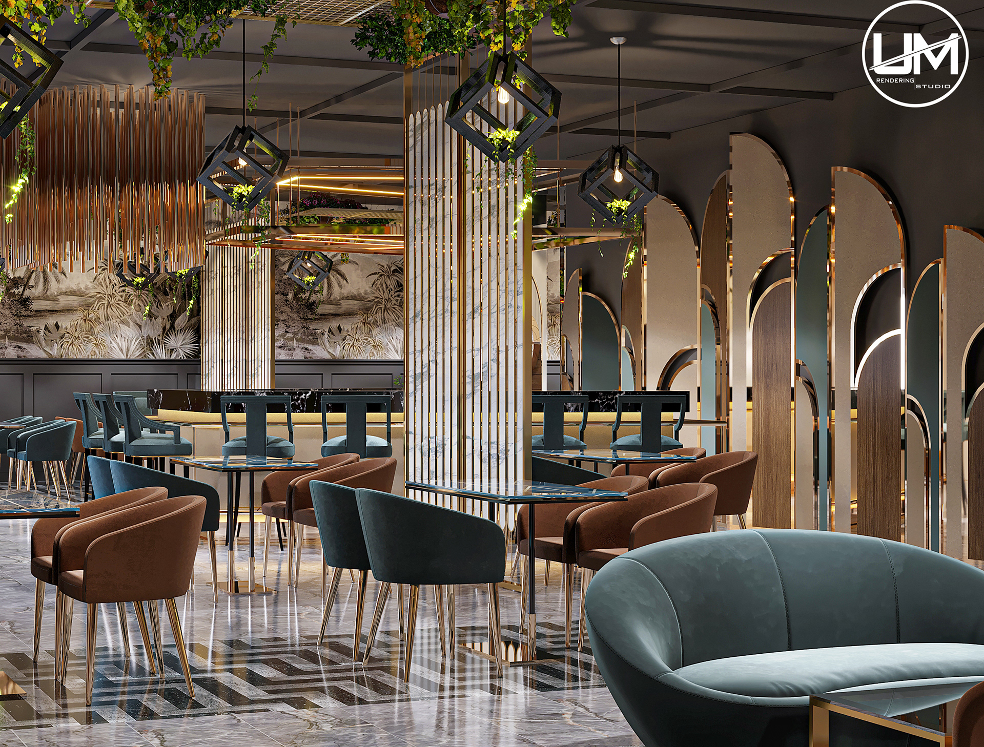 Luxurious Restaurant Interior,Lahore-2