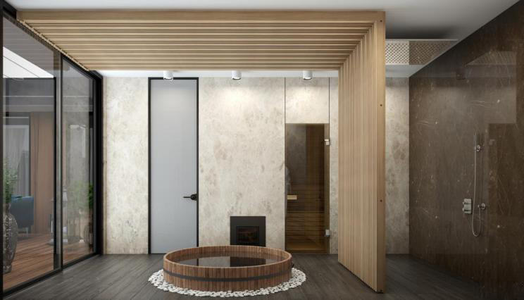 乌克兰基辅亚洲风住宅——和谐自然的人居环境-52