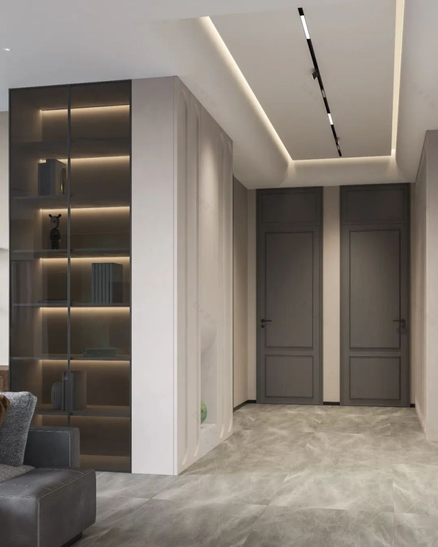 张楠楠·180平平层作品 现代极简-10