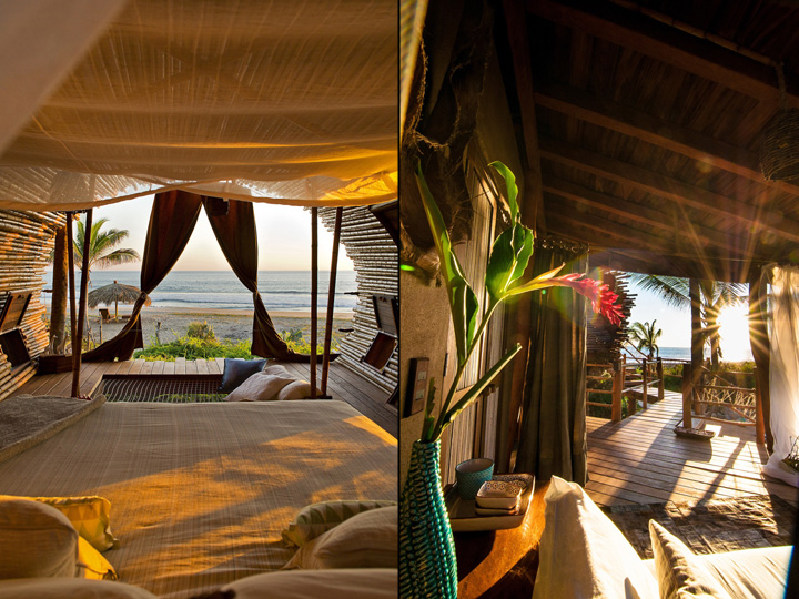 墨西哥竹构生态酒店的空中树屋套房-30