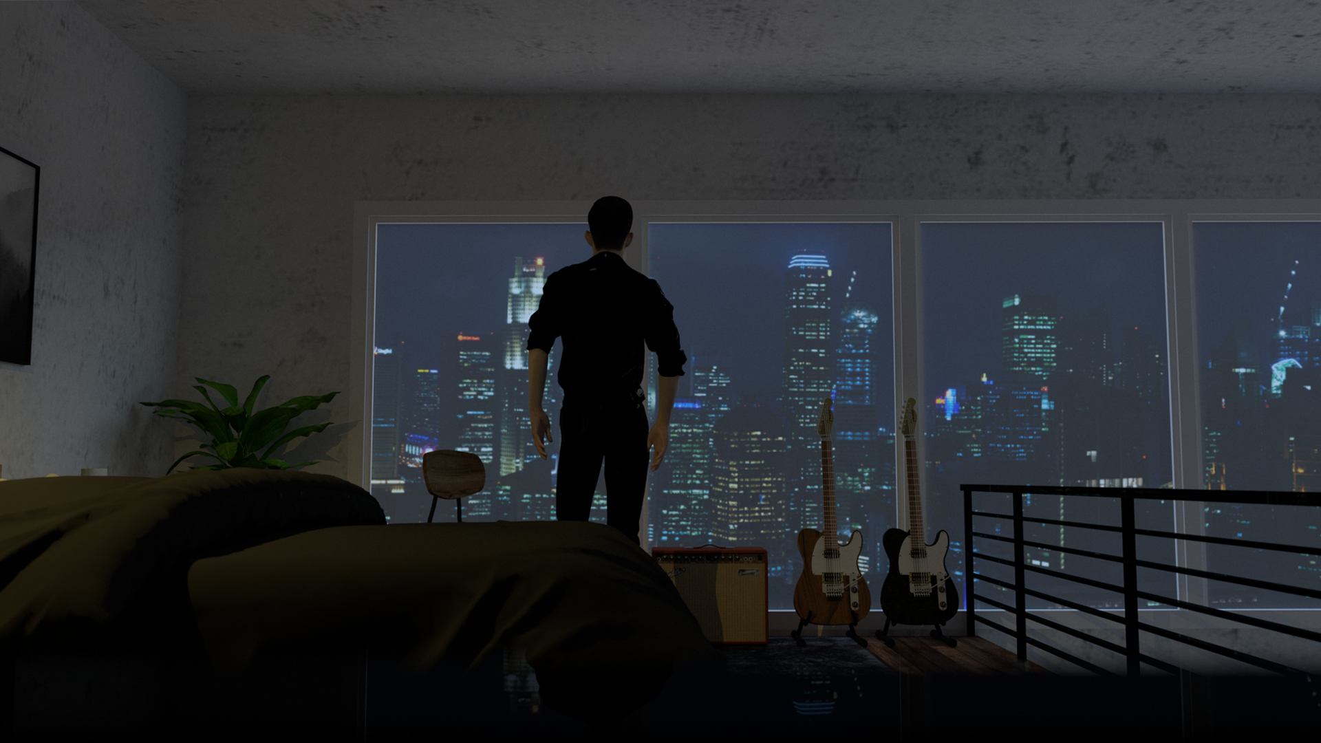 阁楼公寓卧室丨Mira Rachma  Titik Hilang Design-14