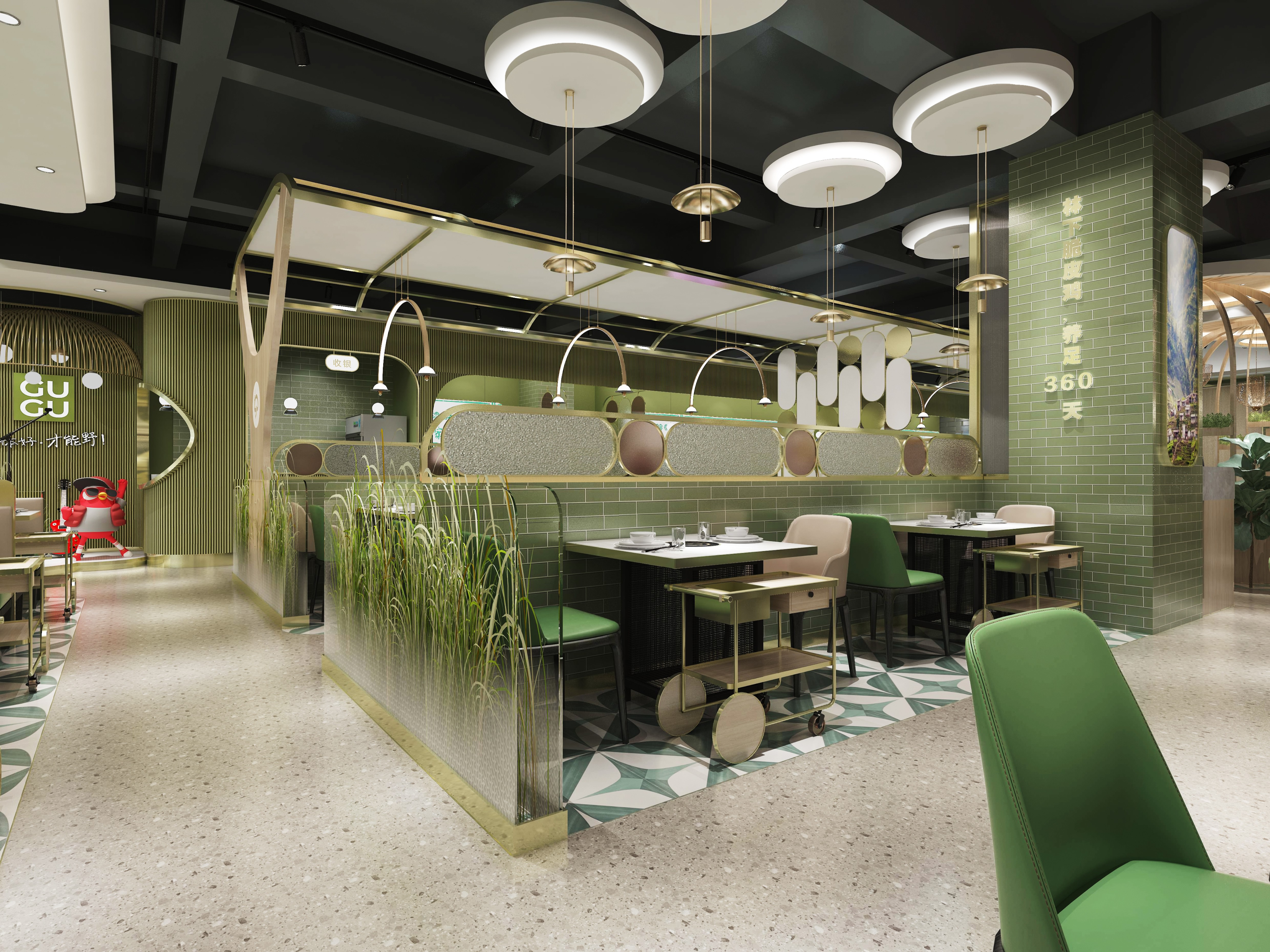 GUGU 猪肚鸡广式火锅啫啫煲餐饮空间全案设计丨中国深圳丨品深餐饮设计-17