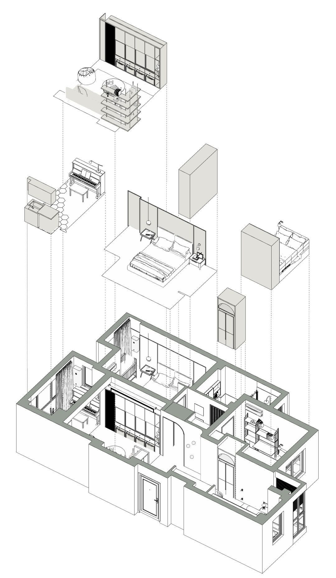 南京颐和家园 90 平米二手房改造 | 花漾美作·空间设计-22