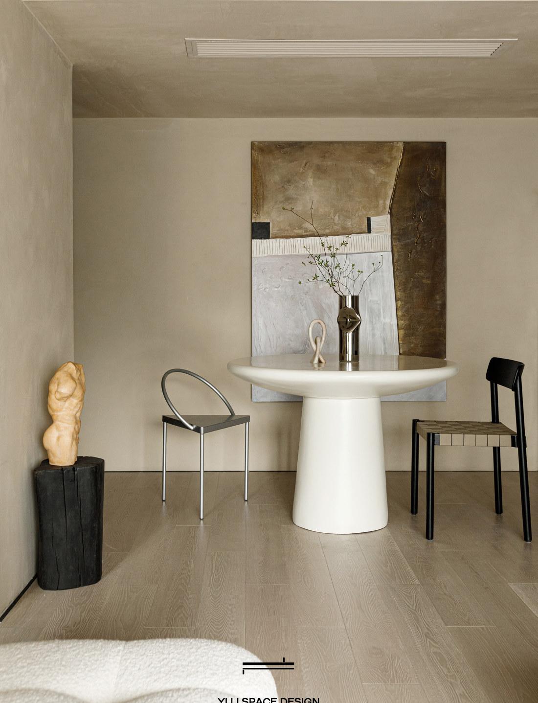 油画质感小户型设计,打造互动式空间-10