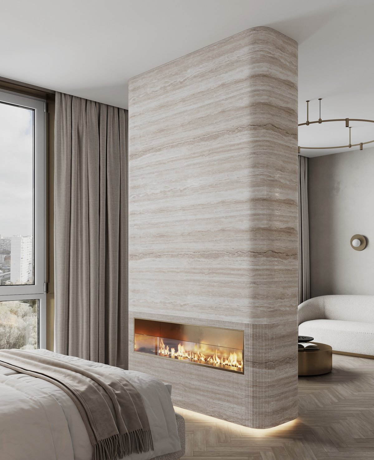 Warmgold TR 私人公寓设计丨俄罗斯莫斯科丨乌克兰 Anastasiya Zhigir 设计工作室-10