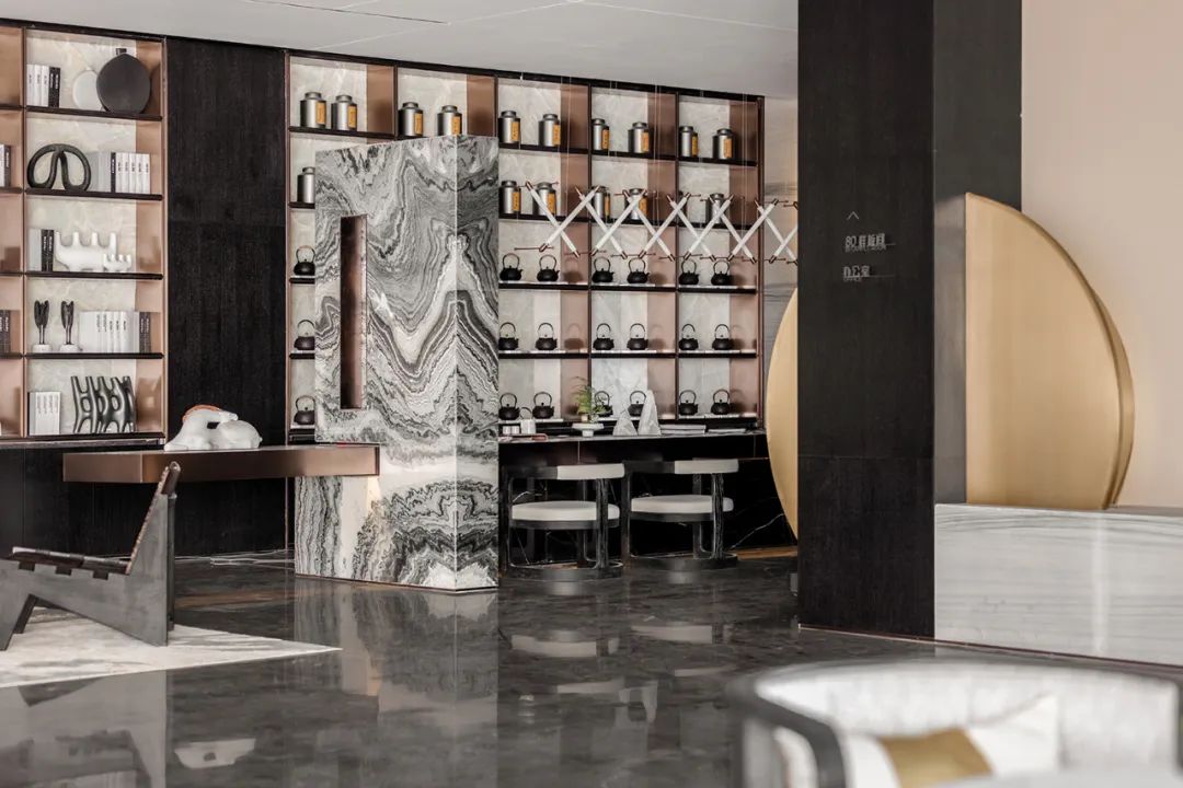 沈阳金地融创峯范展示厅 | 东方美学与现代空间的完美融合-27