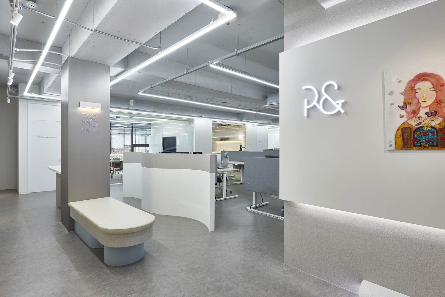 首尔 88 平米现代购物公司办公室室内设计-3