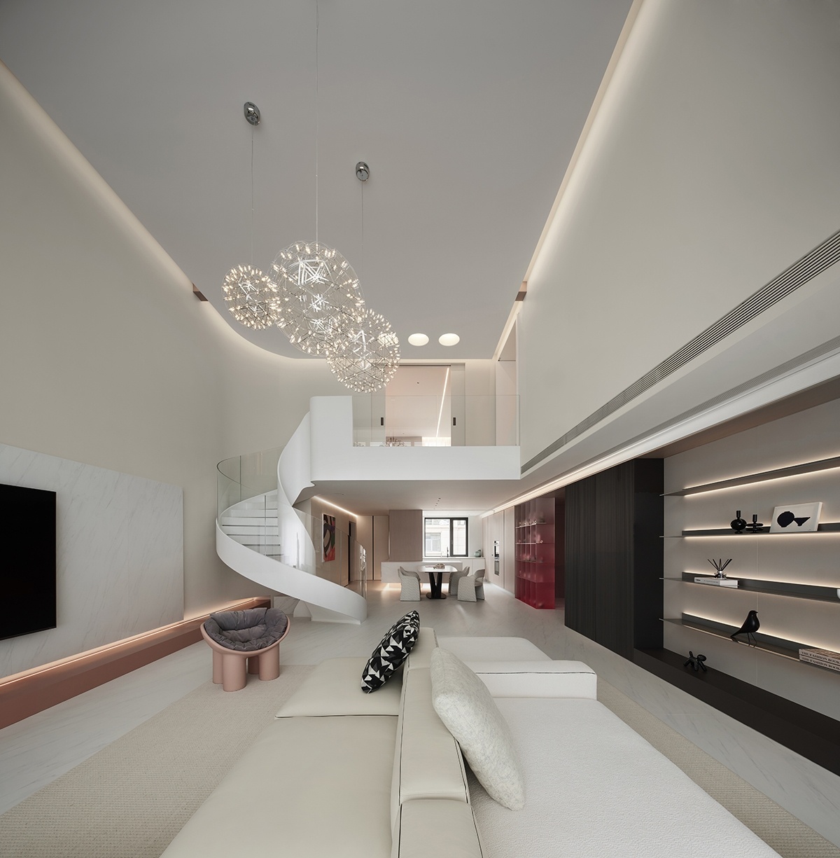 连云港同科汇丰国际 280㎡住宅设计丨中国连云港丨刘柱设计事务所-4