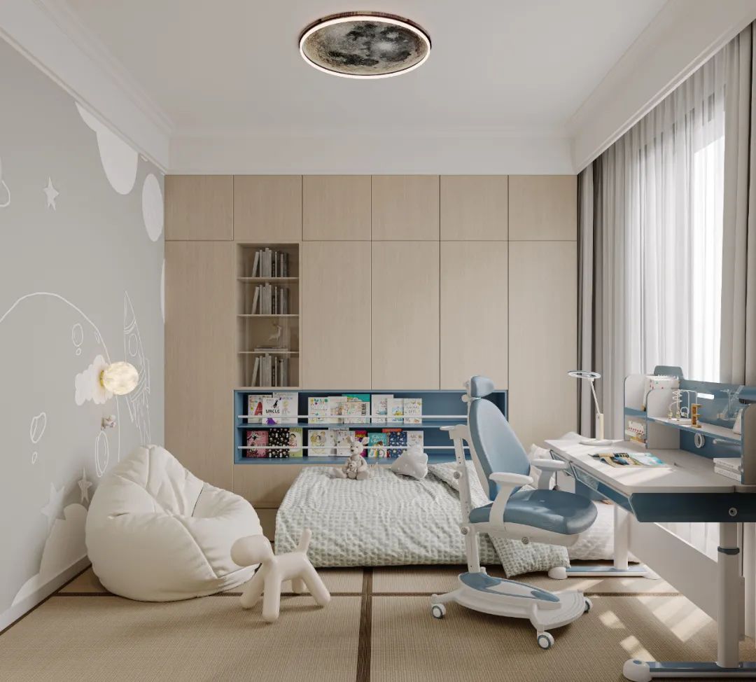 ECORN·徐汇140㎡轻法中古丨拆解错层难题！让每个空间在错落中各得其所...-98