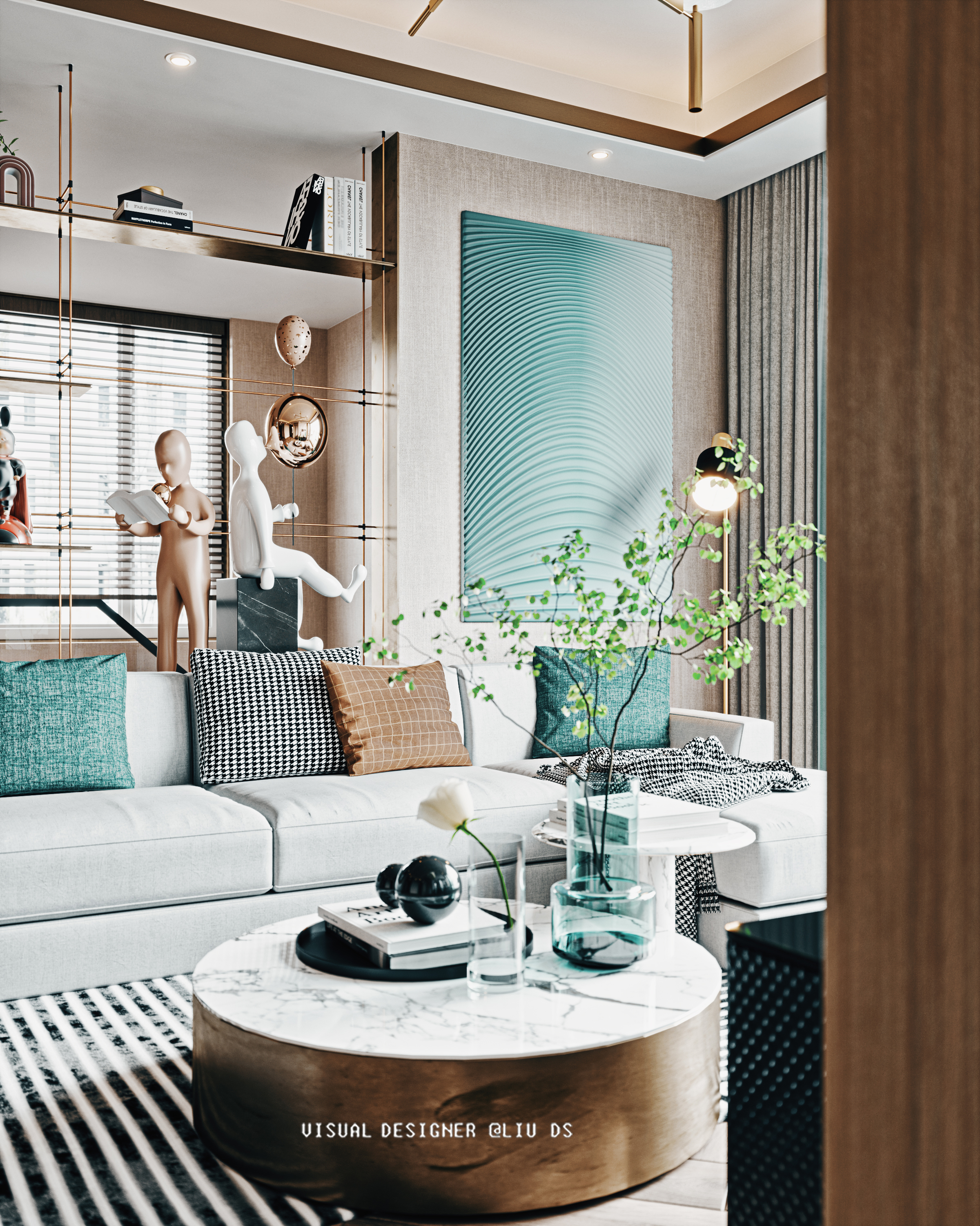 现代轻奢地产样板间，下跃户型设计解析-8