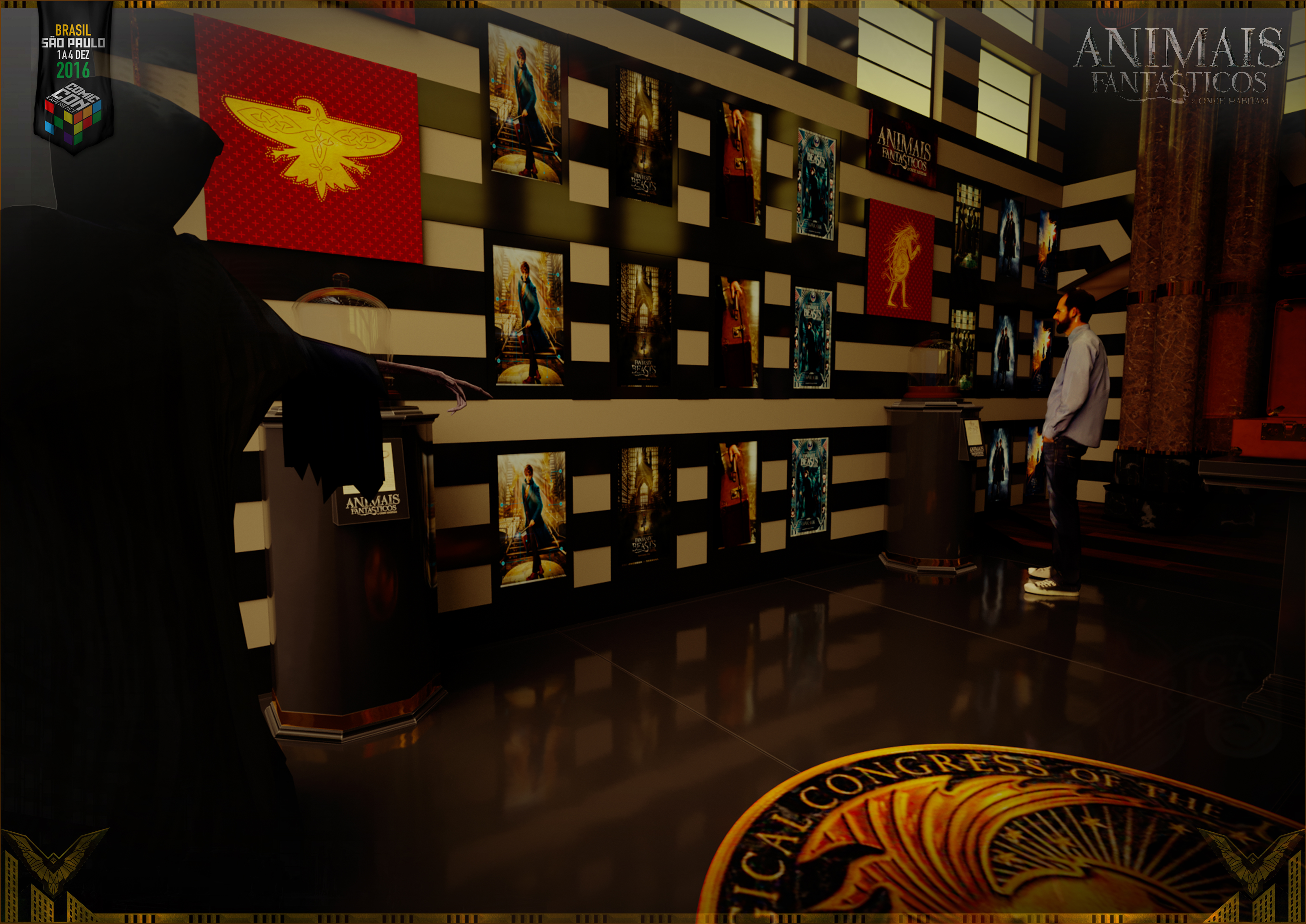 Fantastic Beasts Concept Booth Revisited - CCXP 2016-7