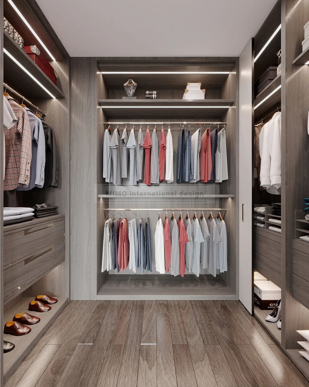 现代灰调复式住宅丨中国泰州丨MIMO设计-40