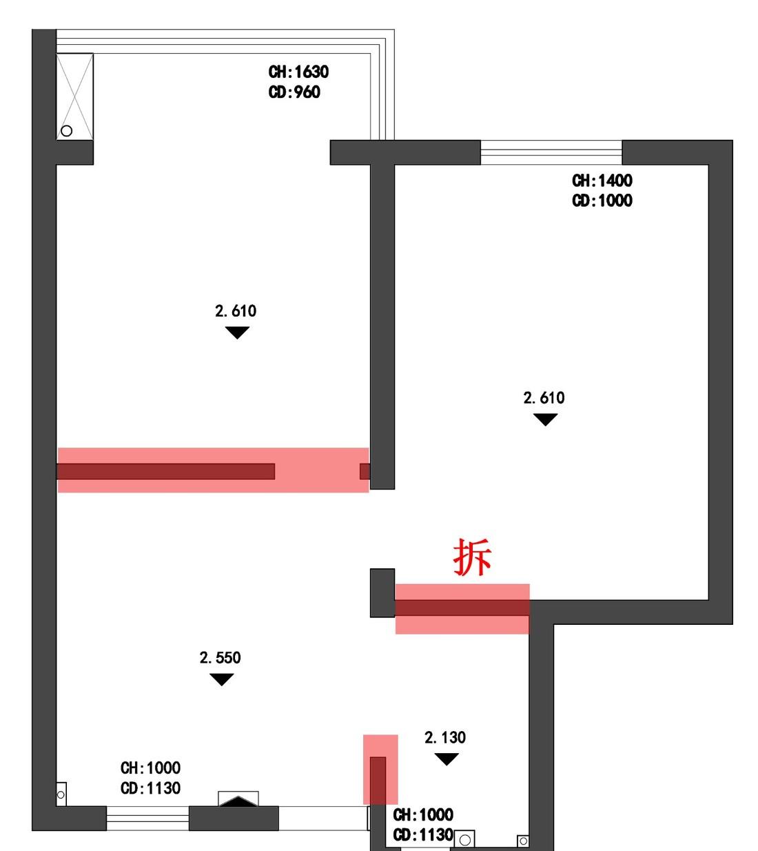 50 平二居室极简原木风设计，紧凑空间多功能利用-0