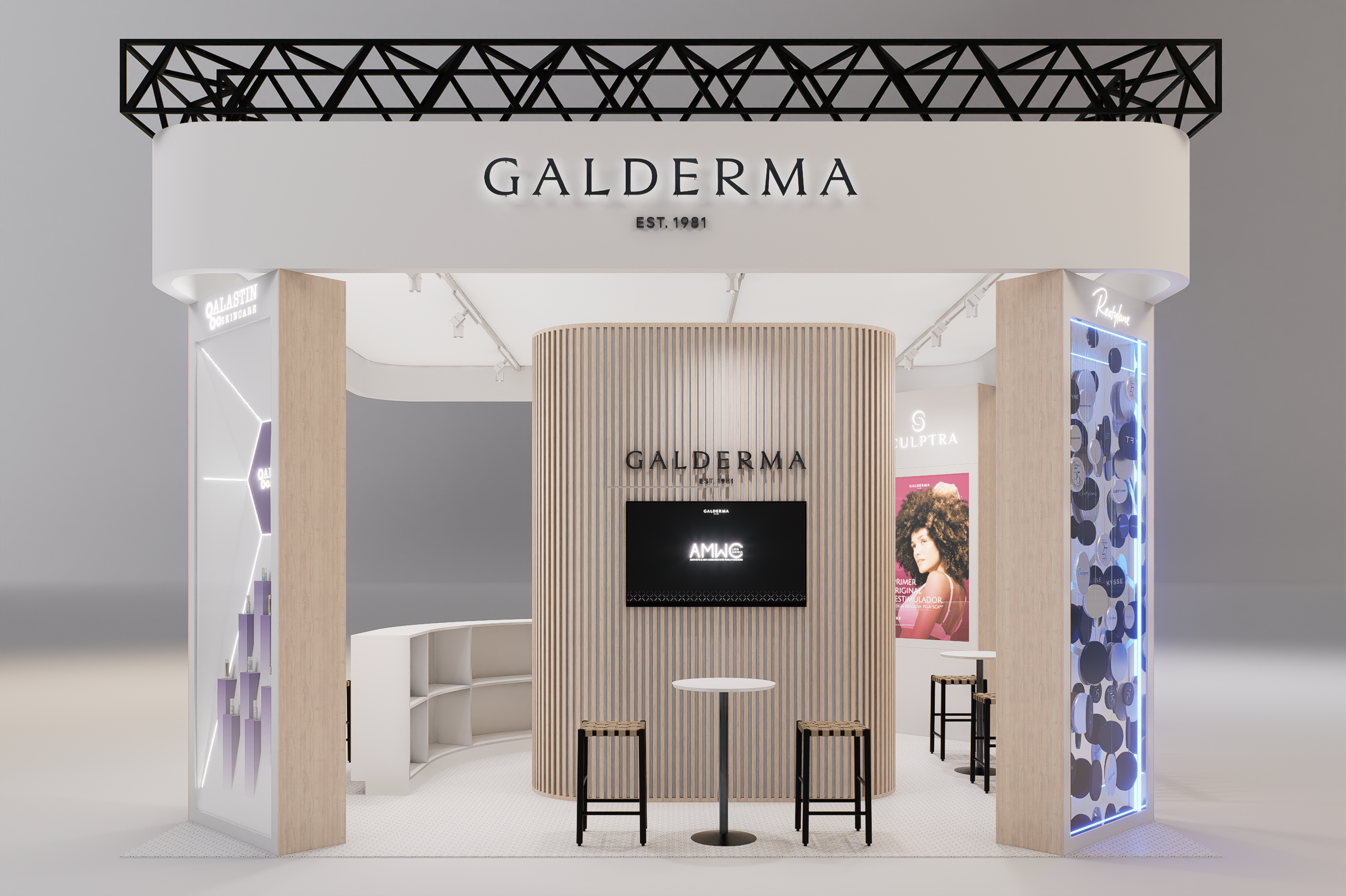 Stand AMWC Galderma 2024-2