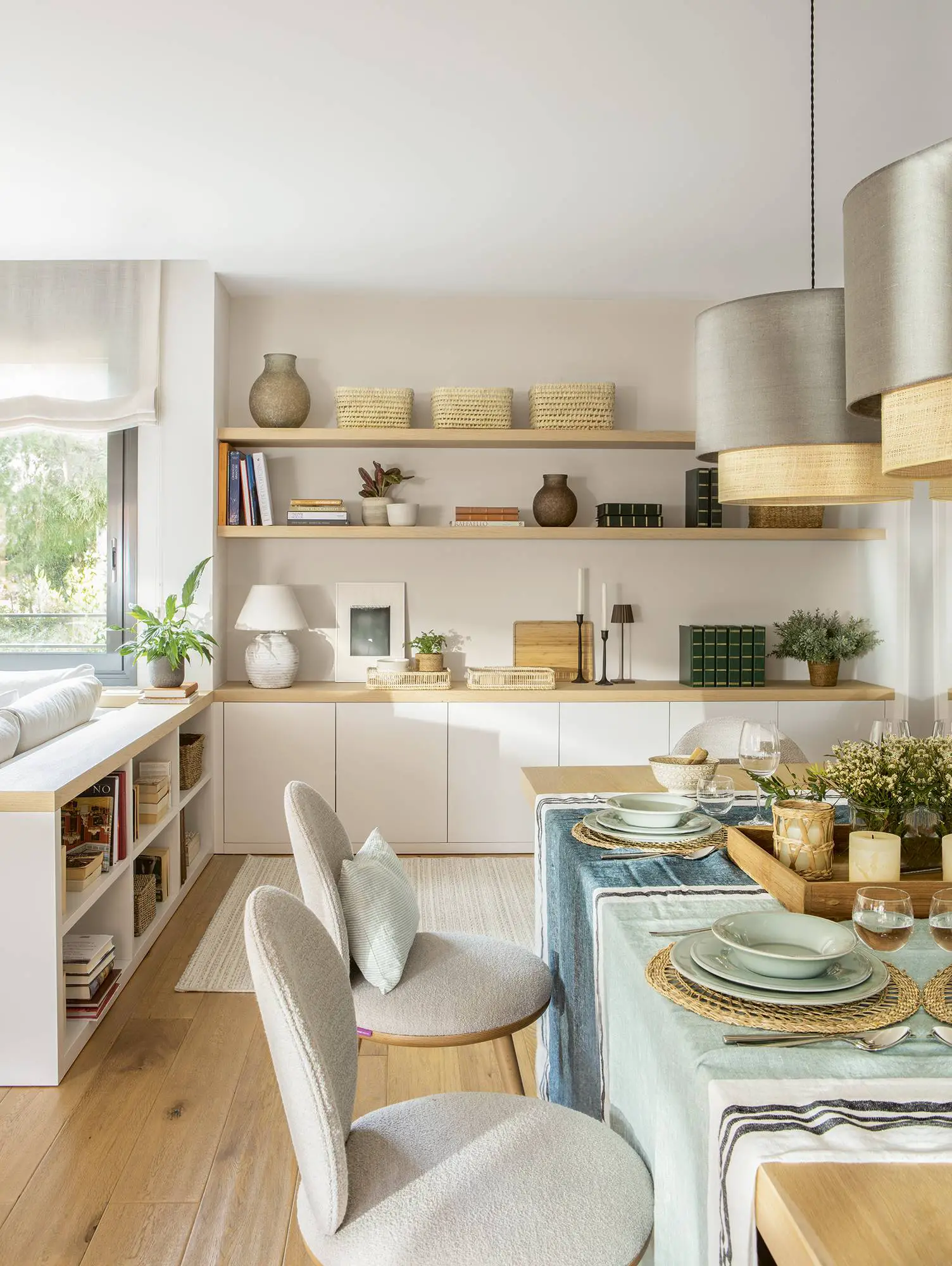 巴塞罗那清新色彩公寓的完美翻新-5