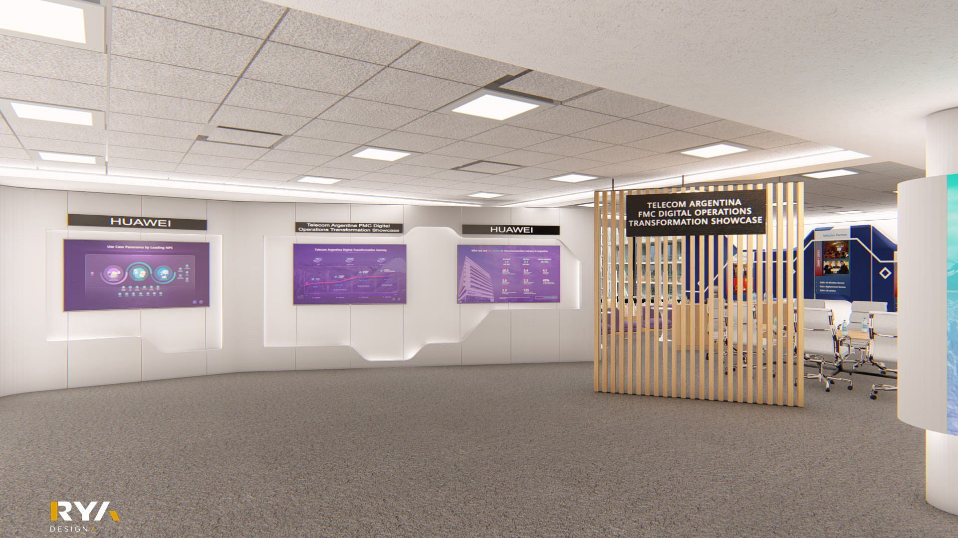 华为展厅培训中心丨阿根廷布宜诺斯艾利斯-4