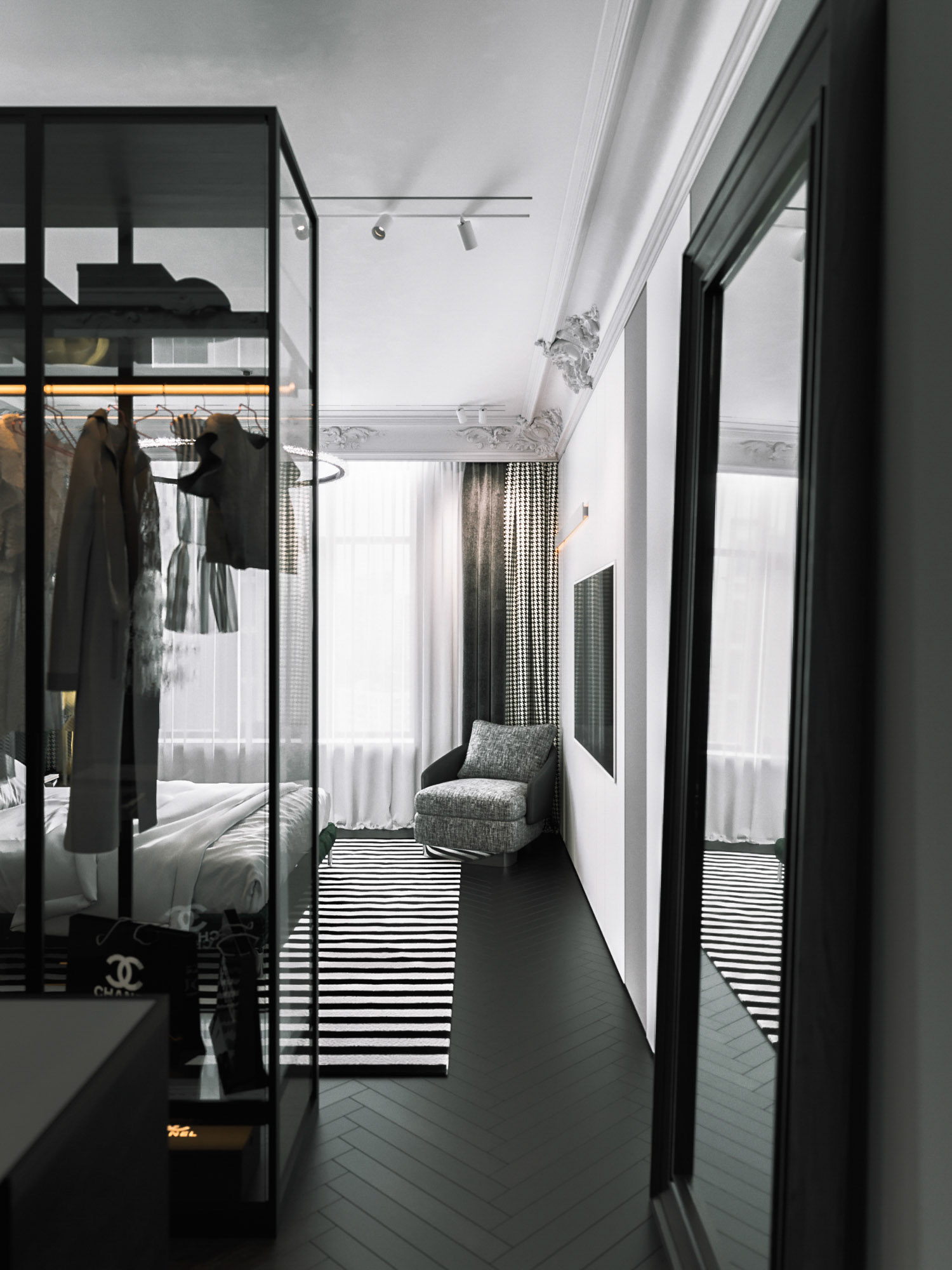 136平 欧式元素 点缀的现代空间-24