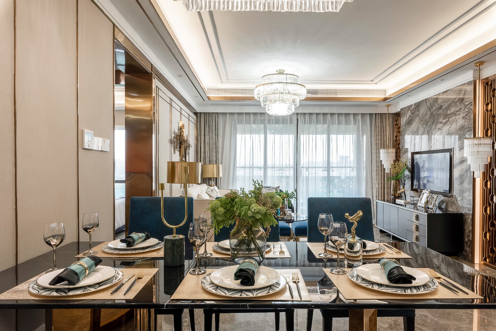 惠州奢华美式样板房 | 上森设计诠释精致生活品味-7