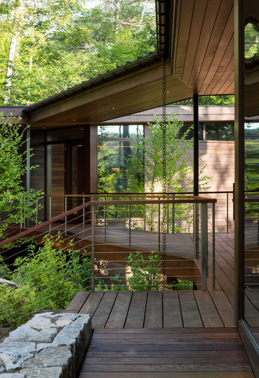 美国俯瞰湖边住宅（2018）Murdough Design Architects-28